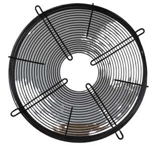 Grille de protection en fil soudé noir - Maille de protection pour ventilateur industriel, système CVC et sécurité des équipements - Product Image 1
