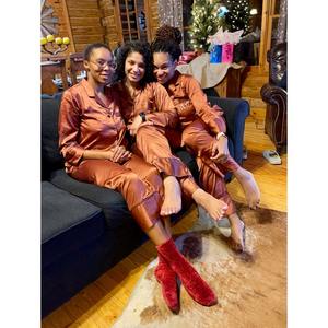 Fung 6001 El último diseño de moda se puede personalizar Pijamas de mujer puros nobles y lujosos - Product Image 6