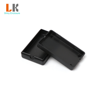 Boîtier de projet électronique noir en plastique ABS pour fournitures électroniques, boîtier d'instrument DIY