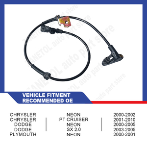 ZANETOL 5273332AE 5273332 5273332AC Capteur de vitesse de roue ABS pour <span class=keywords><strong>CHRYSLER</strong></span> <span class=keywords><strong>PT</strong></span> <span class=keywords><strong>CRUISER</strong></span> 2001-2010 pour DODGE NEON 2000-2005 Sécurité - Product Image 3