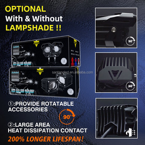 Motoled exploradoras Para Moto mới đến Mini lái xe ánh sáng xe máy Spotlight ống kính máy chiếu mắt ác Luces Para Moto - Product Image 4