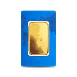 NFC Security Gold Bullion Blister Packaging Factory Custom 50 <span class=keywords><strong>Gr</strong></span> 100gr Gold bar Traçabilité Cartes certifiées (métal non inclus) - Product Image 2