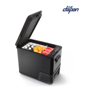 Kulkas Freezer Mini portabel kotak pendingin perjalanan 12v, kompresor kulkas mobil