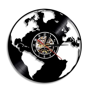 12 Inch Sáng Tạo Vinyl Record 3D Thiết Kế Hiện Đại Đồng Hồ Treo Tường Cổ Điển Để Làm Quà Tặng - Product Image 1