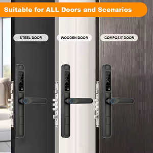 Tuya <span class=keywords><strong>แอ</strong></span>ป WiFi ล็อกประตูอัจฉริยะพร้อมที่เก็บเมฆประตูอลูมิเนียมแบบบางรหัสผ่านอิเล็กทรอนิกส์ - Product Image 3