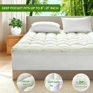 ที่นอนใยไผ่เย็นสบาย ซักเครื่องได้ ผลิตจากโรงงานโดยตรง  แผ่นรองหนาพิเศษแบบเย็บติดกัน สำหรับผู้ที่มีอาการปวด<span class=keywords><strong>หลัง</strong></span> - Product Image 3