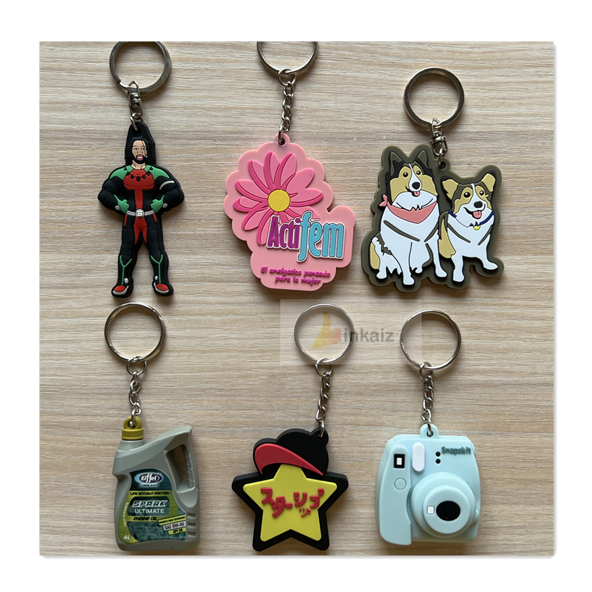 Мягкий ПВХ резиновый брелок изготовитель логотипа на заказ