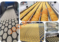 Ligne de production automatique de biscuits commerciale avec mélangeur, haute efficacité, certifiée ISO/CE, nouvelle, durable, de haute qualité