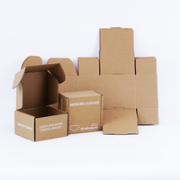 Boîte à colis en carton ondulé haut de gamme tout usage, laminage mat, gaufrage, écologique, taille personnalisée, logo, services postaux express
