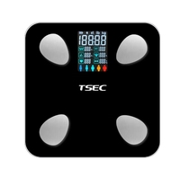 Báscula OEM que analiza inteligentemente la composición del cuerpo humano Báscula de cuerpo humano de baño con pantalla grande