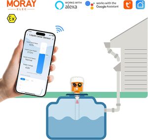 Sensor de Nivel de Líquido con Radar WiFi Inteligente Moray para Tanques de Agua y Aceite, Aplicación Tuya Life, IP65 Impermeable, Alarma Automática (ME203W) - Product Image 3