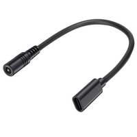 Câble d'alimentation CC de charge rapide USB C vers 5521 55*21 0,25 m 22AWG 3A avec blindage tressé pour ordinateur et appareil photo