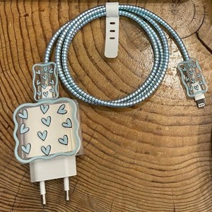 Protezione del cavo di ricarica per <span class=keywords><strong>Apple</strong></span> Iphone 14 13 custodia per caricabatterie a onda cardiaca per Iphone 18W/20W adattatore custodia protettiva per dati - Product Image 4