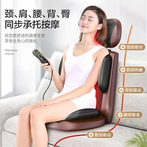 Multi Functional Neck Massage Cushion With <b>Heat</b> And Kneading For Shoulder Neck <b>Back</b> Waist Hip <b>Support</b> Home Use USB Rechargeable - Product Image 2
