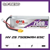 Baterai GNB GAONENG 2S HV 7500mAh 7.6V 65C 130C XT60 LiPo untuk Mobil RC, Drone, Pesawat, MultiCopter, Kapal, Off Load dan On Load