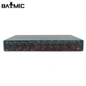 Cartes son USB pour ordinateur, interface audio 4 entrées, équipement d'enregistrement musical en studio professionnel - Product Image 1