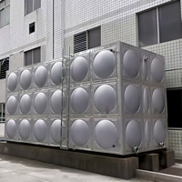 Prix bon marché 50000 litres grand réservoir d'eau en acier inoxydable de qualité alimentaire pour le stockage de l'eau potable