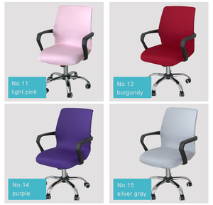 Wholesale Spandex Stretch Purple Office Computer <strong>Chair</strong> <strong>Cover</strong> for protection Renew <strong>Swivel</strong> <strong>Chair</strong> Slipcovers Small Size - Product Image 5