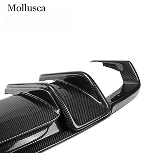 Pour Mercedes Classe C et Classe CLS W218 C218 4 portes, diffuseur arrière en fibre de carbone style R, lèvre de pare-chocs arrière 2011-2019 - Product Image 5