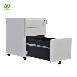 Yinlong thép di động Tủ bệ 3 ngăn kéo Tủ hồ sơ lăn bệ di động kim loại lưu trữ tủ với 3 ngăn kéo - Product Image 4