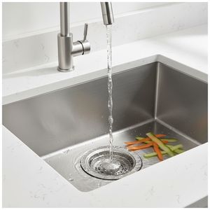 Hotel Kitchen <b>Sink</b> <b>Drainer</b> 1.5 Inch SS304 Grey Waste Water Filter Strainer with Easy Clean Feature - Product Image 4