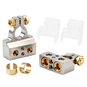 Borne de batterie <span class=keywords><strong>12V</strong></span> bloc de Distribution de voiture 0/2/4/6/8 AWG connecteur de bornes de batterie Audio automatique robuste - Product Image 1