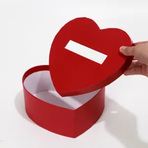 Caja de embalaje con forma de corazón de regalo personalizada de alta calidad