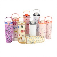 Gobelet à fruits portable de 30 oz soigneusement sélectionné, en acier inoxydable 304, isotherme, design moderne et minimaliste, isolation thermique de 6 à 12 heures