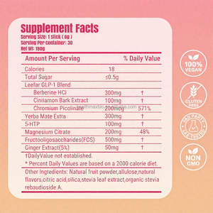 Oem ODM GLP-1 bột uống hỗn hợp GLP-1 bổ sung với berberine quản lý sự thèm ăn GLP-1 tăng cường bổ sung - Product Image 2