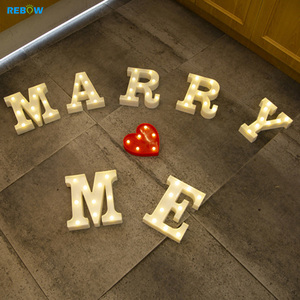 Bán buôn tùy chỉnh Pin marquee thư số thư ánh sáng cho đám cưới sinh nhật đảng trang trí - Product Image 2