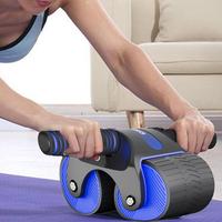 Roue abdominale multifonctionnelle automatique antidérapante, écologique et durable pour l'entraînement des abdominaux et le renforcement musculaire