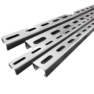 Canale galvanizzato 41x4 1/C/staffa sismica staffa fotovoltaica antiurto - Product Image 1