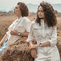 Bracelet de montre à dégagement rapide de 18mm pour femmes et hommes, bracelet de remplacement pour Garmin/Huawei/Withings/LG/Michael/ASUS/Timex