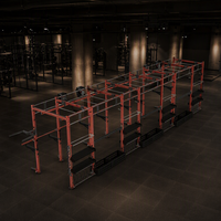 REYK Rack de fitness multifonctionnel commercial, équipement d'entraînement aux squats, musculation des jambes, tube en acier Q235, 680 kg