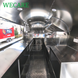 Wecare Cuisine mobile Full Track Usa Fabrication de camion de nourriture Chine Foodtruck <span class=keywords><strong>Europa</strong></span> Bar de remorques de nourriture de crème glacée entièrement équipé - Product Image 6