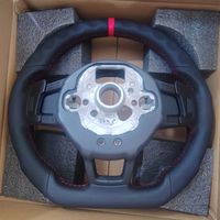 Volant en cuir de qualité supérieure pour VW Golf 5 Golf6 Golf7 7.5 MK6/MK7/MK8 Jetta Passat B8 Polo Tiguan GTI GTE R