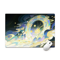Tapis de Souris Personnalisé avec Motif Anime Cartoon, Tapis de Bureau Imperméable, Tapis de Jeu pour Ordinateur, Surface Personnalisée