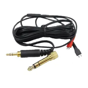 Cable de resorte para auriculares, Cables de Audio para Sennheise HD25 HD560 HD540 HD430 HD250 de 6,35mm