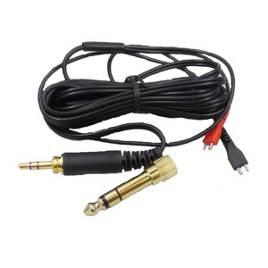 Cables de Audio con Resorte para Auriculares <span class=keywords><strong>Sennheiser</strong></span> <span class=keywords><strong>HD25</strong></span> HD560 HD540 HD430 HD250 de 6.35mm - Product Image 1