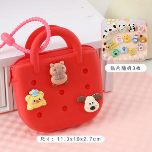 <span class=keywords><strong>Portamonete</strong></span> Creativo in Silicone Impermeabile Leggero Stile Cartone Animato Colore Personalizzato Chiusura con Cerniera - Product Image 4