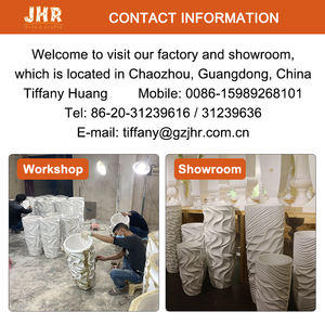 공장 도매 모던 대형 플로어 화병 150cm 초대형 스탠딩 홈 데코 거실 호텔 로비용 럭셔리 꽃병 - Product Image 5