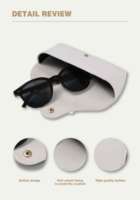 Estuche de Gafas de Sol de Alta Gama con Logotipo Personalizado, Bolsas para Gafas y Paños de Limpieza, Bolsa de Embalaje para Guardar Gafas