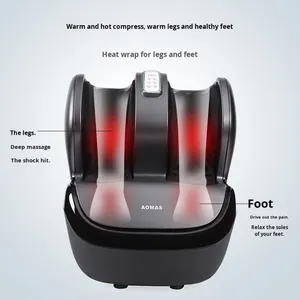 Alat Pijat Otot Betis Lipat, Perangkat Pijat Meridian Telapak Kaki, Mesin Terapi Kaki Otomatis Penuh dengan Musik - Product Image 1
