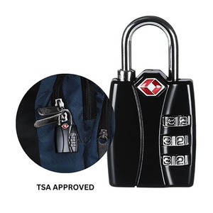 กุญแจล็อคกระเป๋าเดินทาง <span class=keywords><strong>TSA</strong></span> แบบรหัส 3 หลัก รุ่น <span class=keywords><strong>007</strong></span> ผลิตจากโลหะผสมสังกะสี กันน้ำ เหมาะสำหรับการเดินทาง - Product Image 5