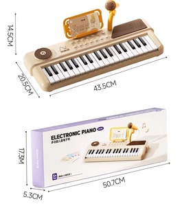 Wholesale 37 Keys <b>Electronic</b> Piano <b>Keyboard</b> with Microphone Kids Music <b>Keyboard</b> Educational Toy Musical Instrument - Product Image 1