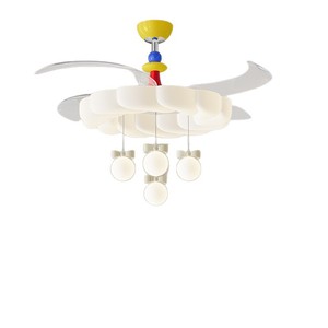 Donbao Donbao Lighting Invisible Ceiling Fan <b>Light</b> With <b>Led</b> Bulbs For Kids <b>Room</b> Bedroom Smart Control 30 Brightness Boost - Product Image 4