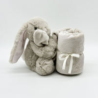 Couverture de sécurité pour bébé en coton PP lavé, personnalisable OEM/ODM, avec jouet en peluche doux certifié CE/CPC, pour les 2-4 ans