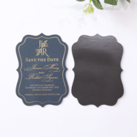 Aimant de réfrigérateur personnalisé découpé sur mesure « Save the Date » avec dorure à chaud, carte magnétique personnalisée pour mariage, souvenir de mariage, cadeau.