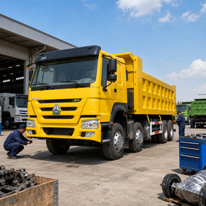 รถดัมพ์มือสอง SINOTRUCK HOWO 351-450 แรงม้า 8x4 พวงมาลัยซ้าย ยูโร 2 40 ตัน 35 ลูกบาศก์เมตร ปรับสภาพใหม่ - Product Image 4