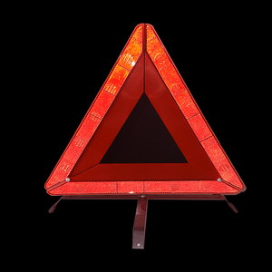 Signalisation routière rouge Emark Outils de sauvetage de voiture d'urgence Triangle d'avertissement réfléchissant pour la sécurité routière - Product Image 2